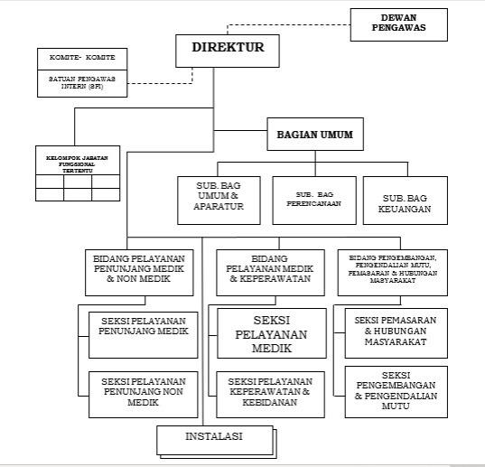 Struktur Organisasi | RSUD Sultan Syarif Mohamad Alkadrie